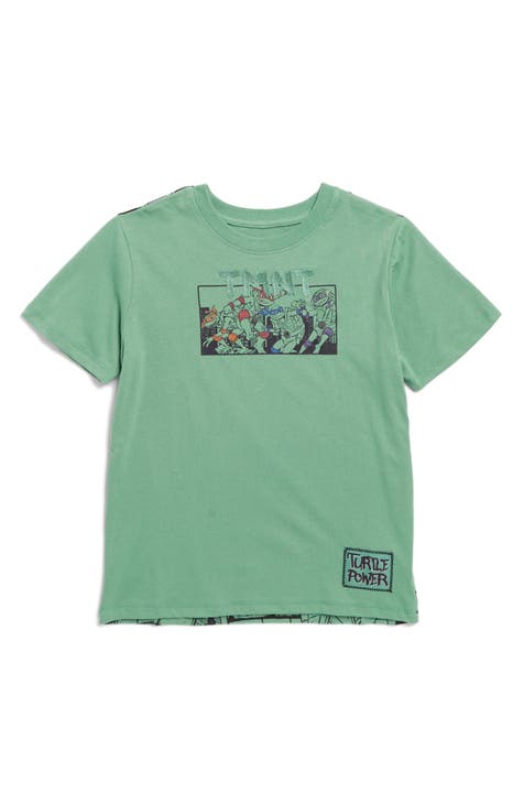 Camiseta gráfica de las Tortugas Ninja Teenage Mutant para niños (niño pequeño y niño grande)
