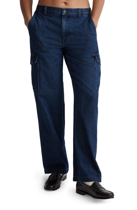 Vaqueros cargo rectos de talle bajo (Martindale)