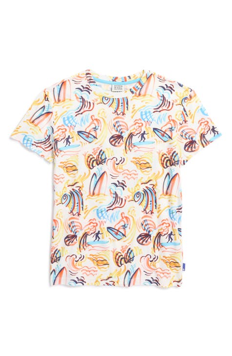Camiseta estampada Skate Fit para niños (niño pequeño y niño grande)