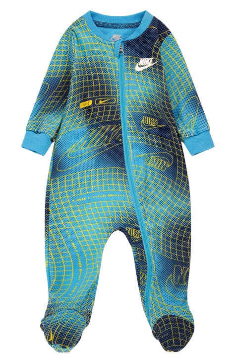 Footie Club Grid Print (Bebé)