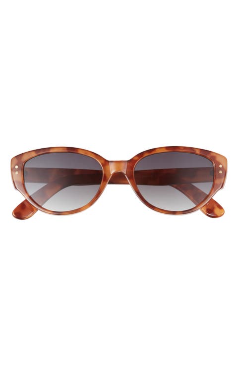 55mm Cat Eye Sunglasses