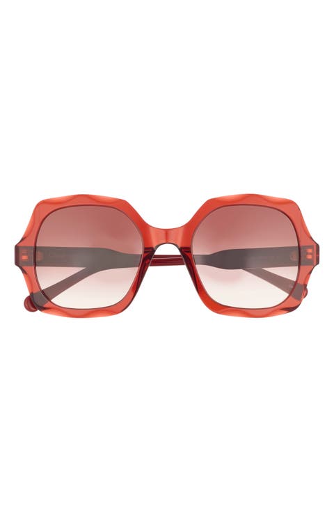 53mm Square Sunglasses