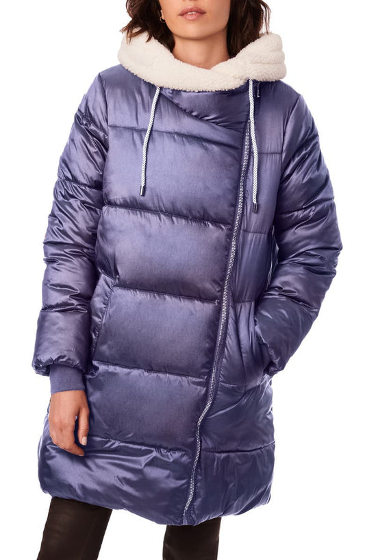 Faux Fur Lined Water Resistant Puffer Jacket