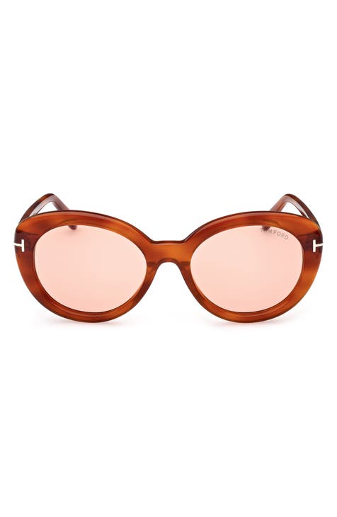 Lily-02 Gafas de sol Cat Eye tintadas de 55 mm