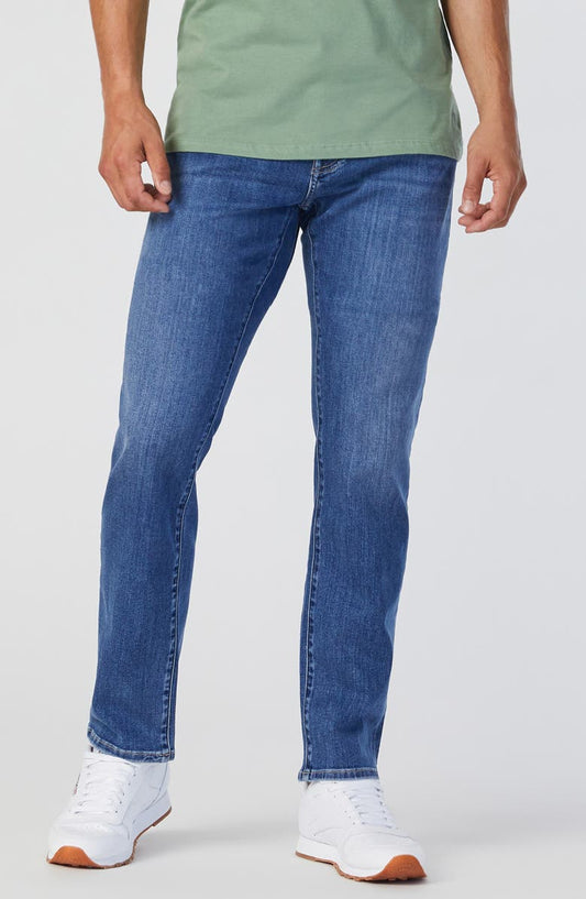 Marcus Slim Straight Leg Jeans (Indigo Brushed Tucson)