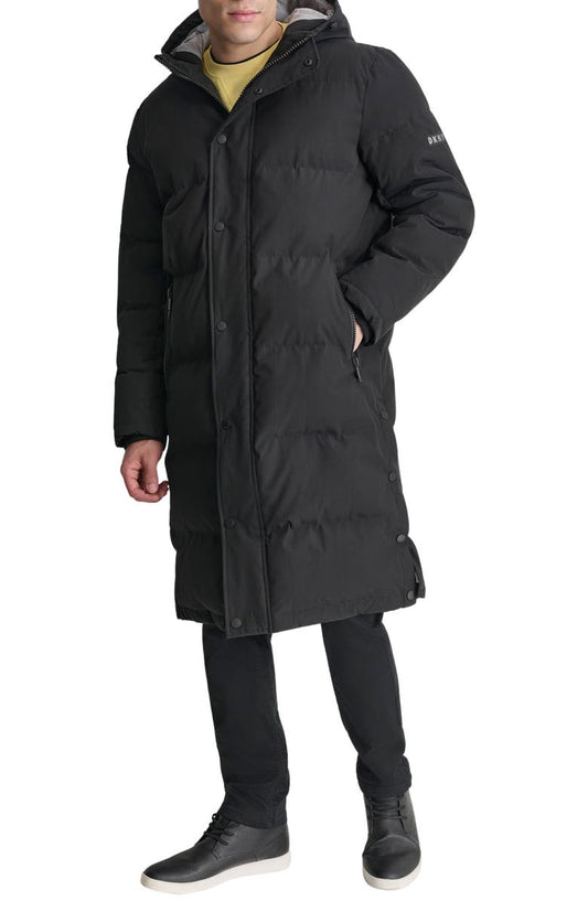 Zip Front Longline Puffer
