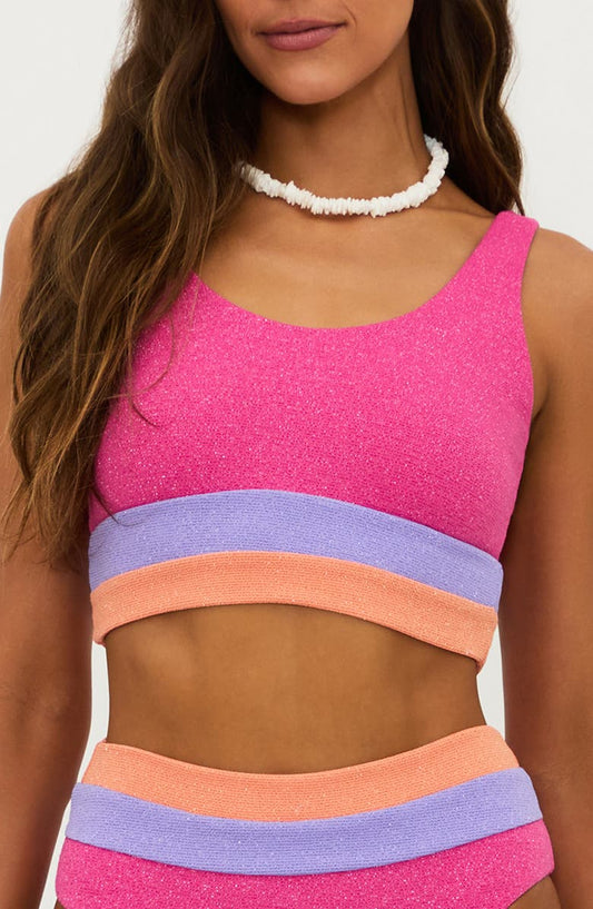 Mackenzie Colorblock Bikini Top
