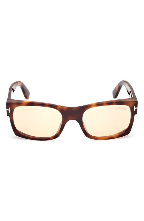 56mm Rectangle Sunglasses