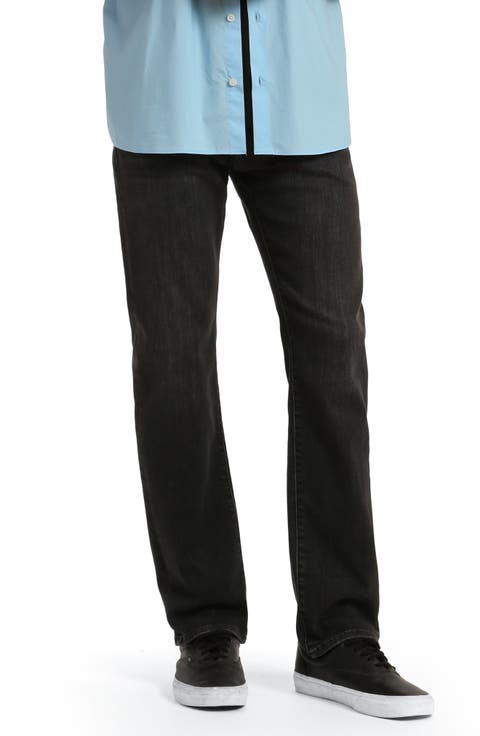 Zach Straight Leg Jeans (Smoke Brushed)