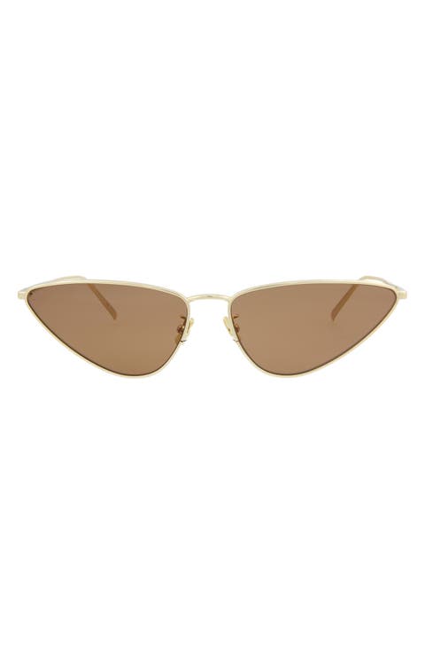 63mm Cat Eye Sunglasses