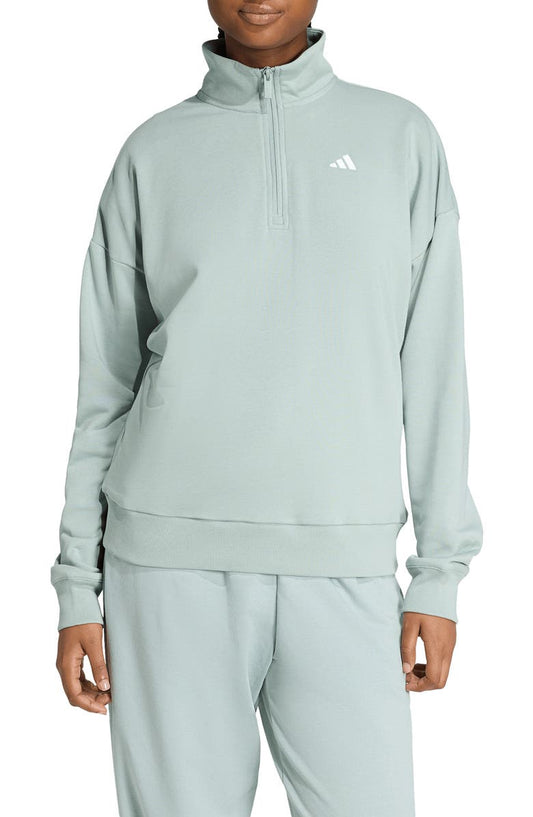 French Terry Quarter Zip Sweatshirt