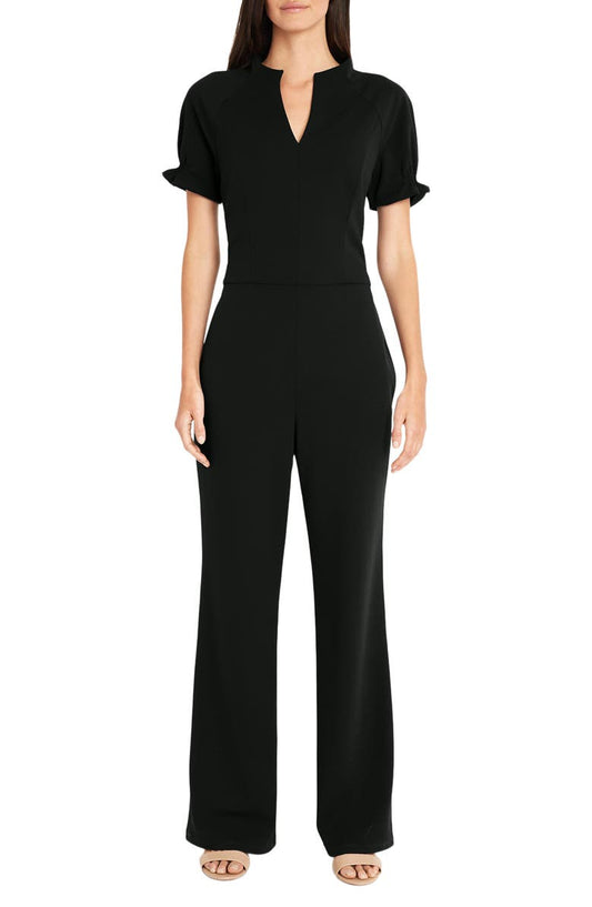 Puff Sleeve Flare Leg Jumpsuit