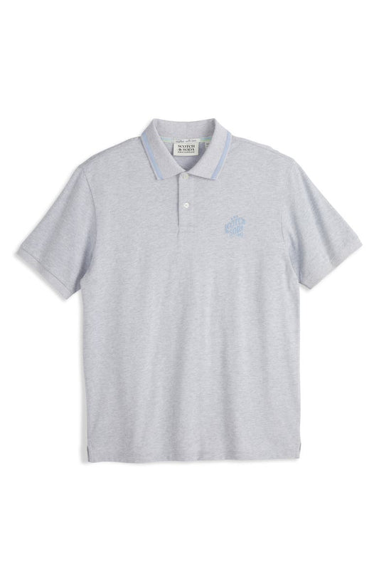 Embroidered Logo Piqué Polo