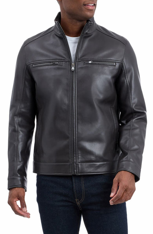Barmullo Faux Leather Jacket