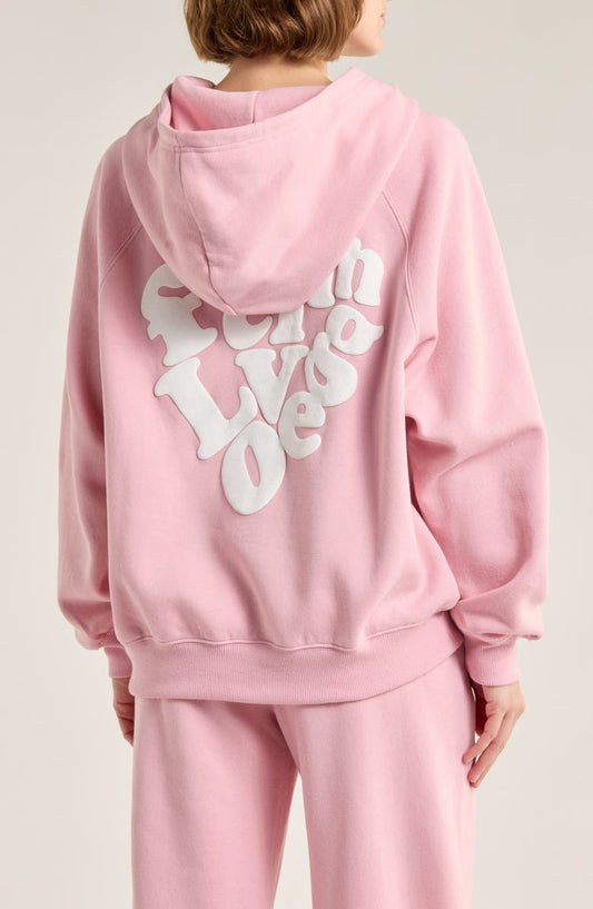 Oversize Raglan Pullover Hoodie