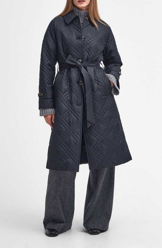 Mariah Quilted Trench Coat