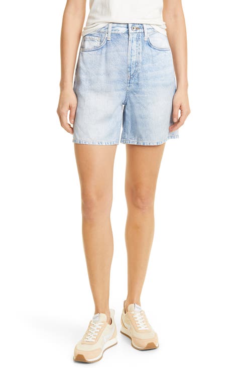 Shorts vaqueros de cintura alta Maya Liquid