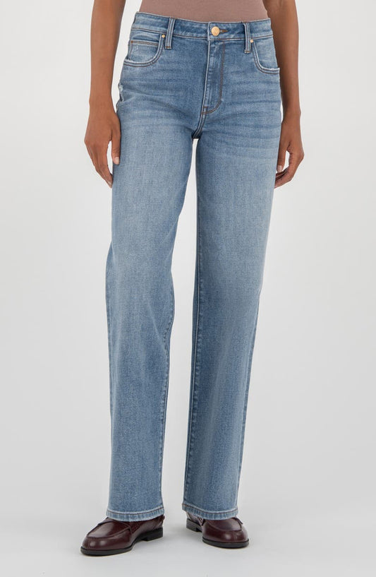 Siena High Waist Wide Leg Jeans (Resiliently)