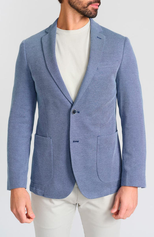 Slim Knit Blazer