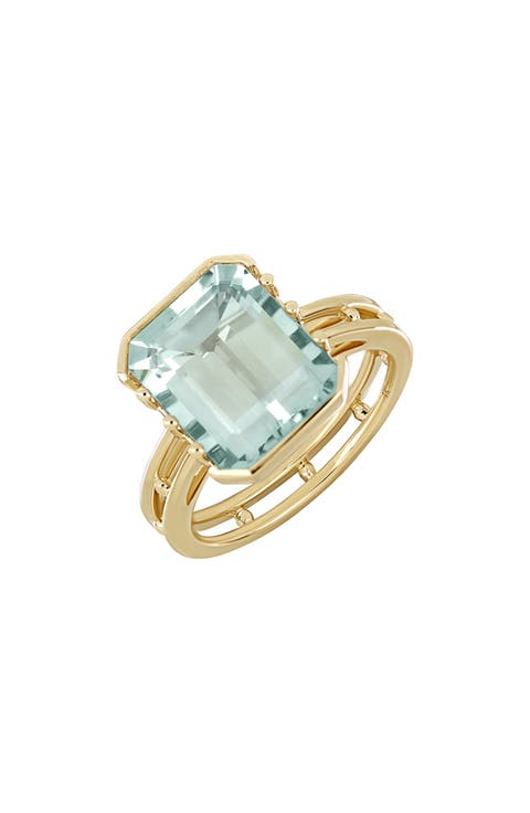 Cushion Cut Amethyst Ring