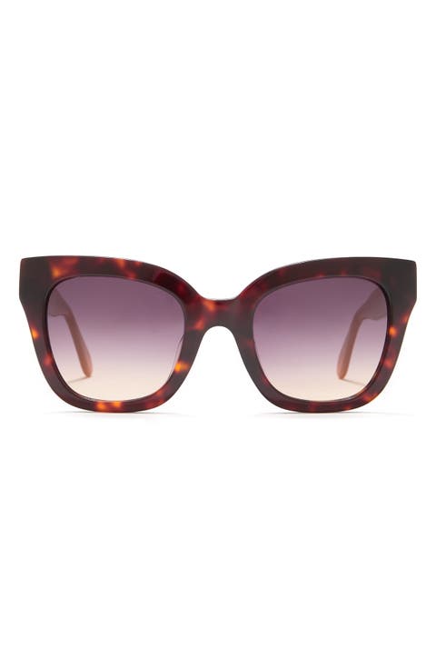 50mm Chunky Square Exposed Quilt Sunglasses