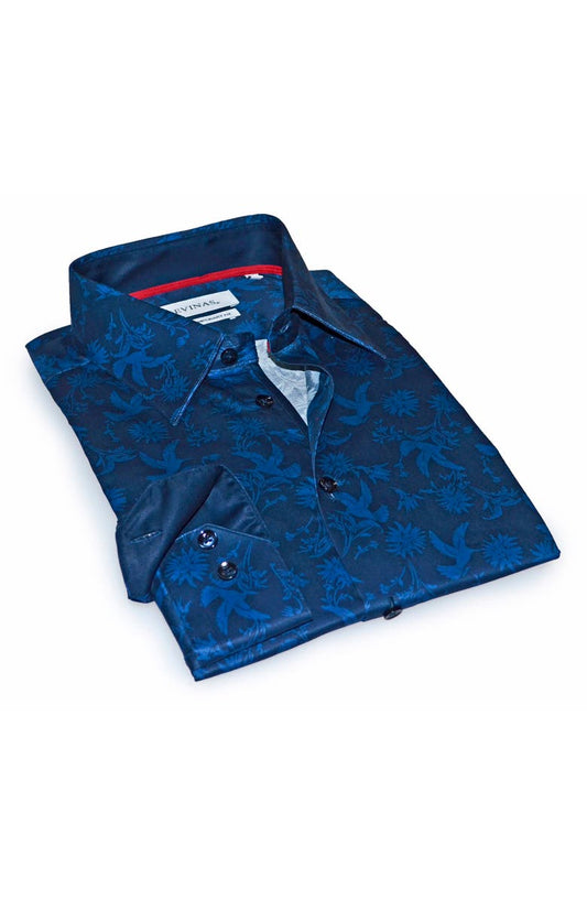 Contemporary Fit Modern Business Dress Shirt