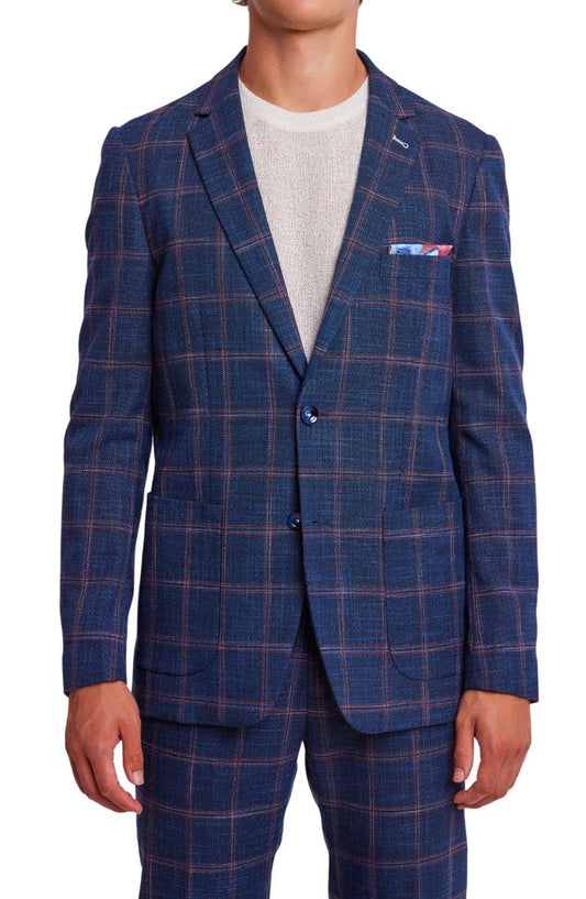 Dover Slim Fit Plaid Sport Coat