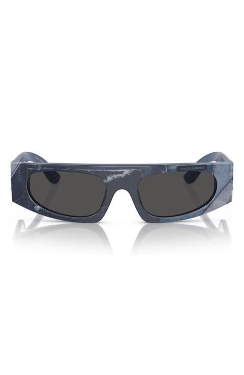 54mm Rectangular Sunglasses