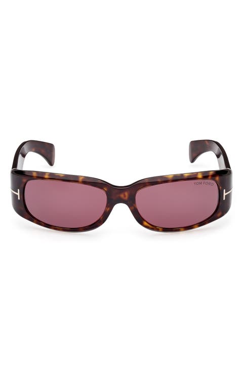 59mm Rectangular Sunglasses