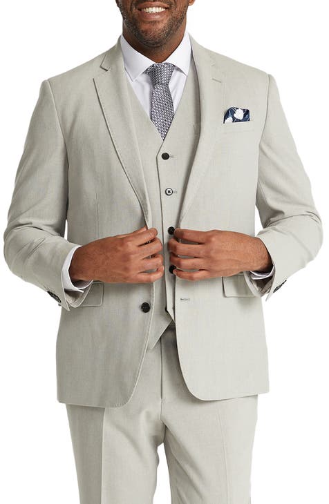 Chaqueta de traje elástica de corte estándar de Clooney