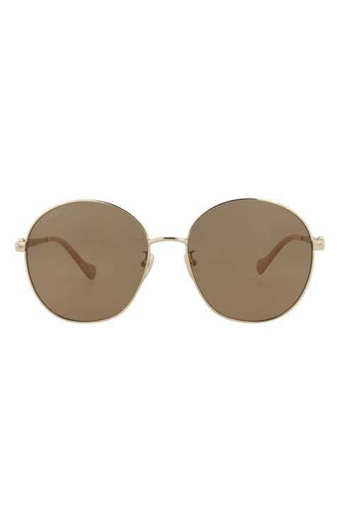 59mm Round Sunglasses