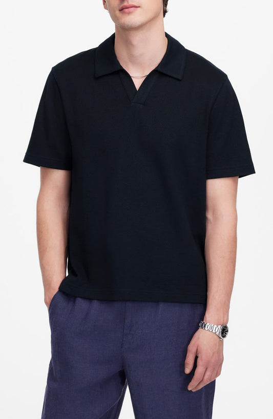Johnny Collar Heavyweight Mesh Polo