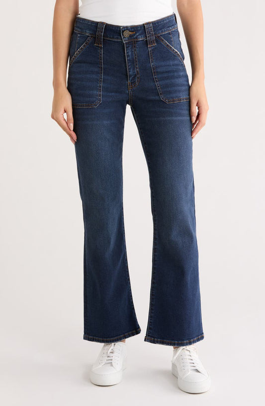 Nikki High Waist Kick Flare Leg Jeans