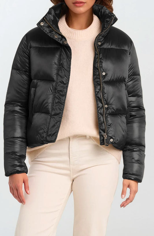 Coco-El Water Resistant Crop Puffer Jacket