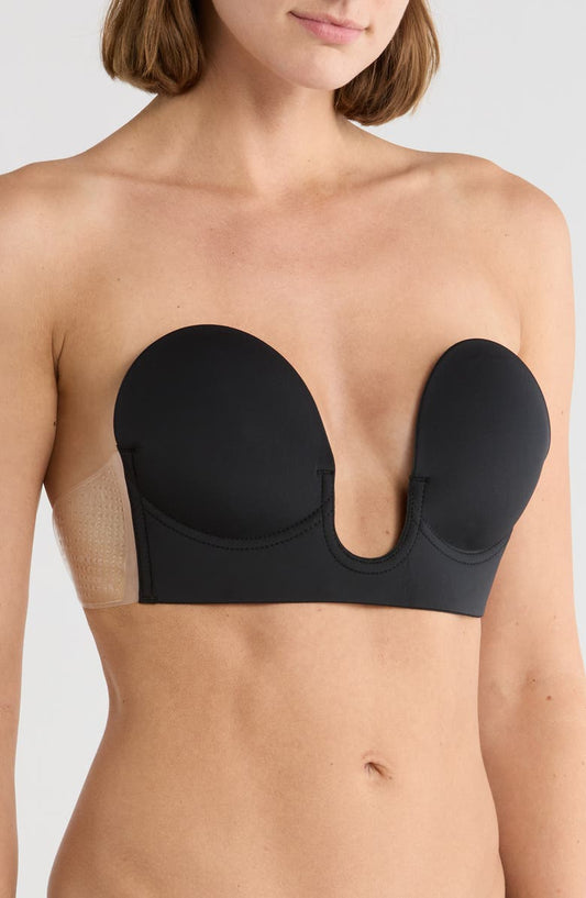 Backless Strapless Adhesive Underwire Bra