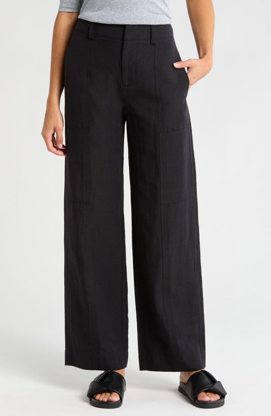 Drop Waist Utility Wide Leg Pants