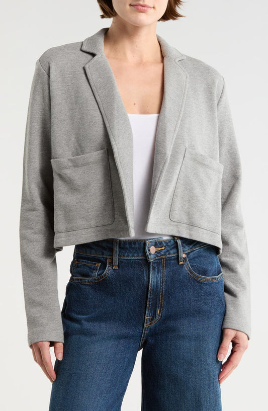 Open Front Blazer Cardigan