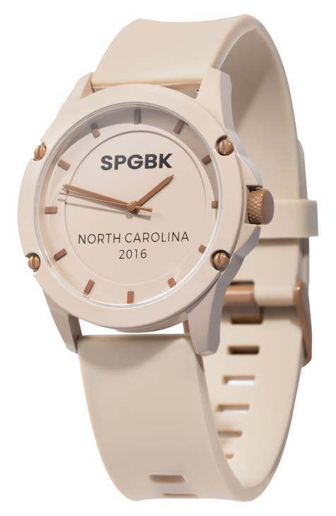 Reloj con correa de silicona Cookie Dough, 44 mm