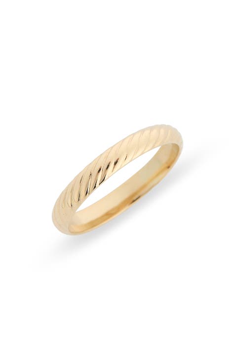 BLG Anillo apilable trenzado de oro de 14 quilates (Exclusivo Nordstrom)