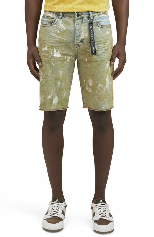 Logan Denim Shorts (Beige) (Regular & Big)