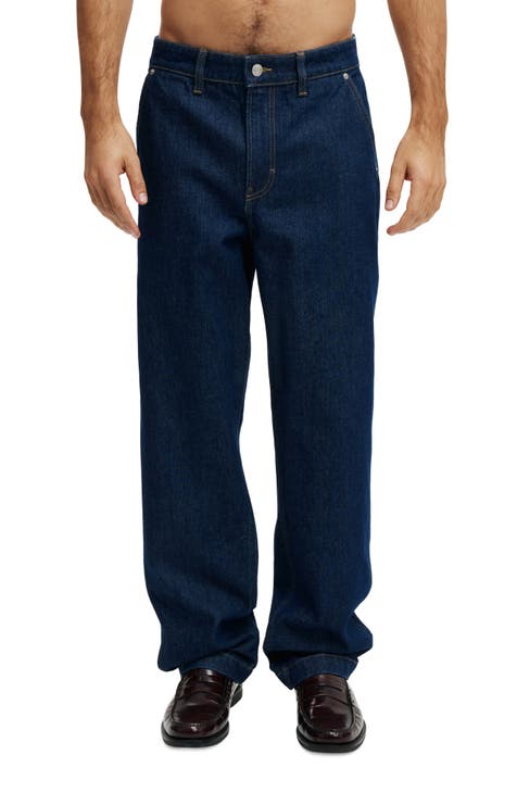 Jeans anchos de pierna recta (Carpenter Apollo Azul)