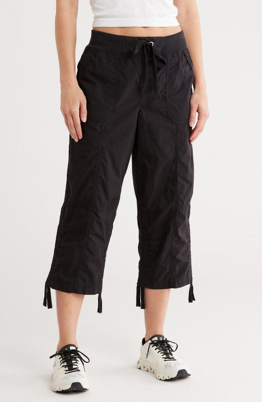 Peached Poplin Convertible Utility Pants
