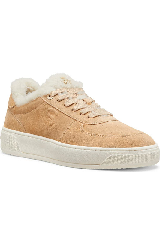 Courtside Genuine Shearling Sneaker (Women)