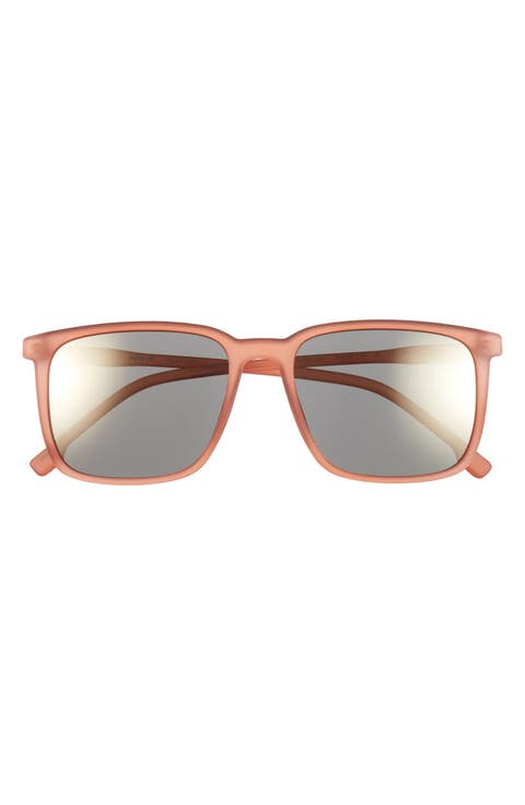 55mm Polarized Square Sunglasses