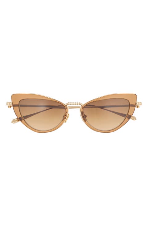 51mm Polarized Cat Eye Sunglasses