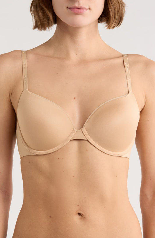 Convertible Strap Lightly Lined Demi Bra (Regular & Plus Size, A-DDD Cups)