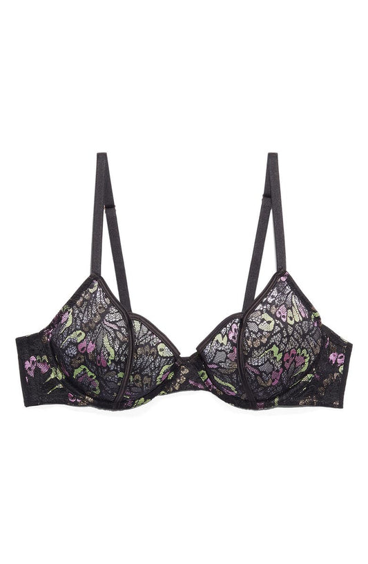 Butterfly Wings Unlined Lace Tulip Cup Bra