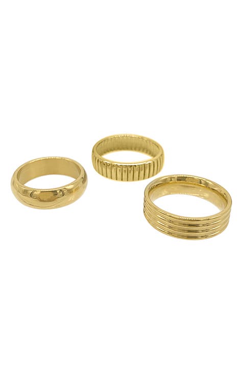 Juego de anillos apilables de 6 mm resistentes al agua