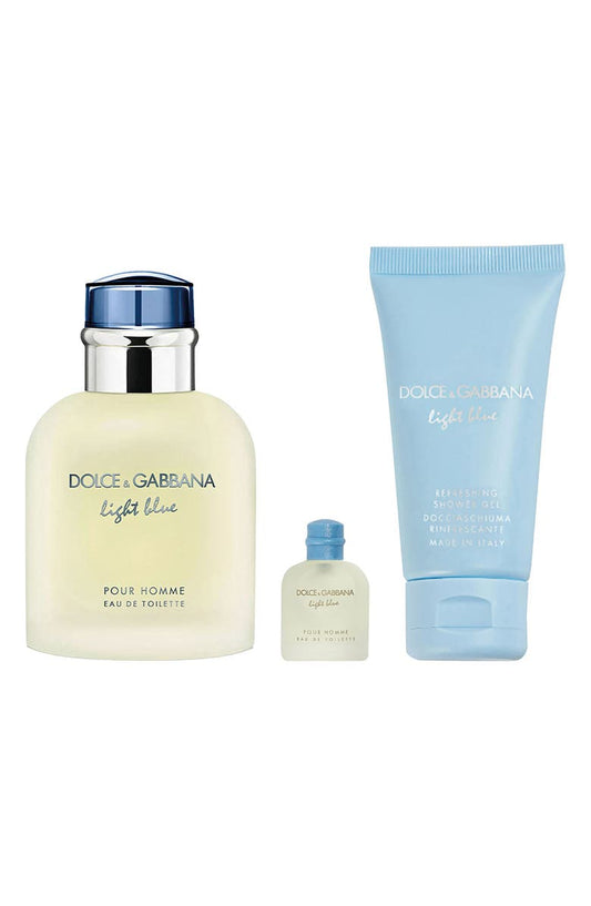 Light Blue Pour Homme Eau de Toilette 3-Piece Set