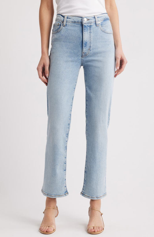 Le Sleek High Waist Ankle Straight Leg Jeans